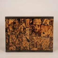 Cabinet en écaille de tortue unique par Roberto Jodice pour Ottini Milano 1974
