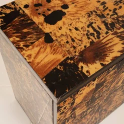 Cabinet en écaille de tortue unique par Roberto Jodice pour Ottini Milano 1974