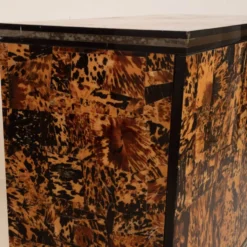 Cabinet en écaille de tortue unique par Roberto Jodice pour Ottini Milano 1974