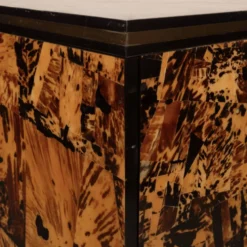 Cabinet en écaille de tortue unique par Roberto Jodice pour Ottini Milano 1974