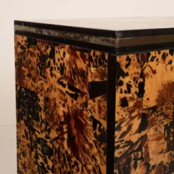 Cabinet en écaille de tortue unique par Roberto Jodice pour Ottini Milano 1974