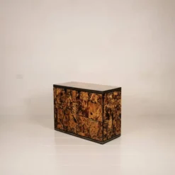 Cabinet en écaille de tortue unique par Roberto Jodice pour Ottini Milano 1974