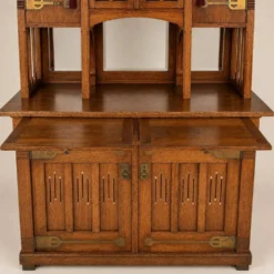 Cabinet en chêne Art Nouveau, années 1930