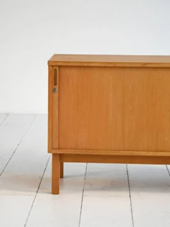 Cabinet en chêne scandinave, années 1960