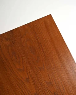 Cabinet en chêne scandinave avec porte tambour, années 1960