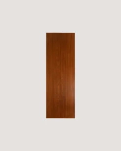 Cabinet en chêne scandinave avec porte tambour, années 1960