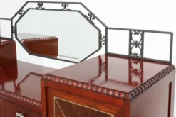Cabinet en marqueterie Art Déco par De Coene, Belgique, vers 1925