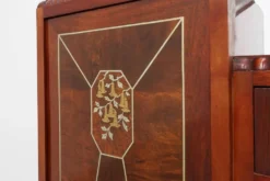Cabinet en marqueterie Art Déco par De Coene, Belgique, vers 1925