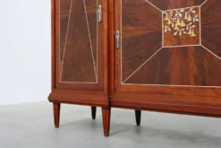 Cabinet en marqueterie Art Déco par De Coene, Belgique, vers 1925
