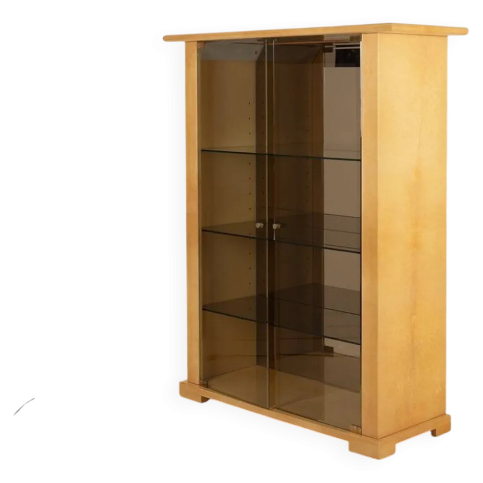 Cabinet en parchemin par Aldo Tura pour Tura Milano