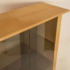 Cabinet en parchemin par Aldo Tura pour Tura Milano