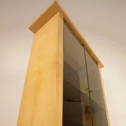 Cabinet en parchemin par Aldo Tura pour Tura Milano