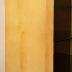 Cabinet en parchemin par Aldo Tura pour Tura Milano