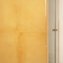 Cabinet en parchemin par Aldo Tura pour Tura Milano