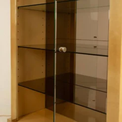 Cabinet en parchemin par Aldo Tura pour Tura Milano