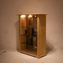 Cabinet en parchemin par Aldo Tura pour Tura Milano