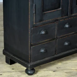 Cabinet en pin avec 6 tiroirs, vers 1920