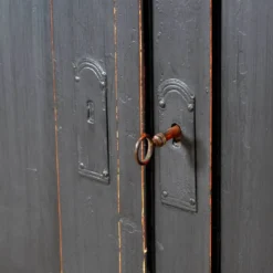Cabinet en pin avec 6 tiroirs, vers 1920