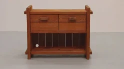 Cabinet en pin brutaliste scandinave par Hans Frydendal
