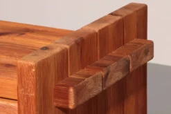 Cabinet en pin brutaliste scandinave par Hans Frydendal