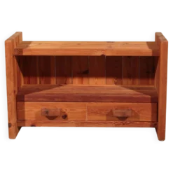 Cabinet en pin brutaliste scandinave par Hans Frydendal