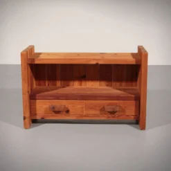 Cabinet en pin brutaliste scandinave par Hans Frydendal