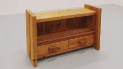 Cabinet en pin brutaliste scandinave par Hans Frydendal
