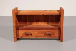 Cabinet en pin brutaliste scandinave par Hans Frydendal