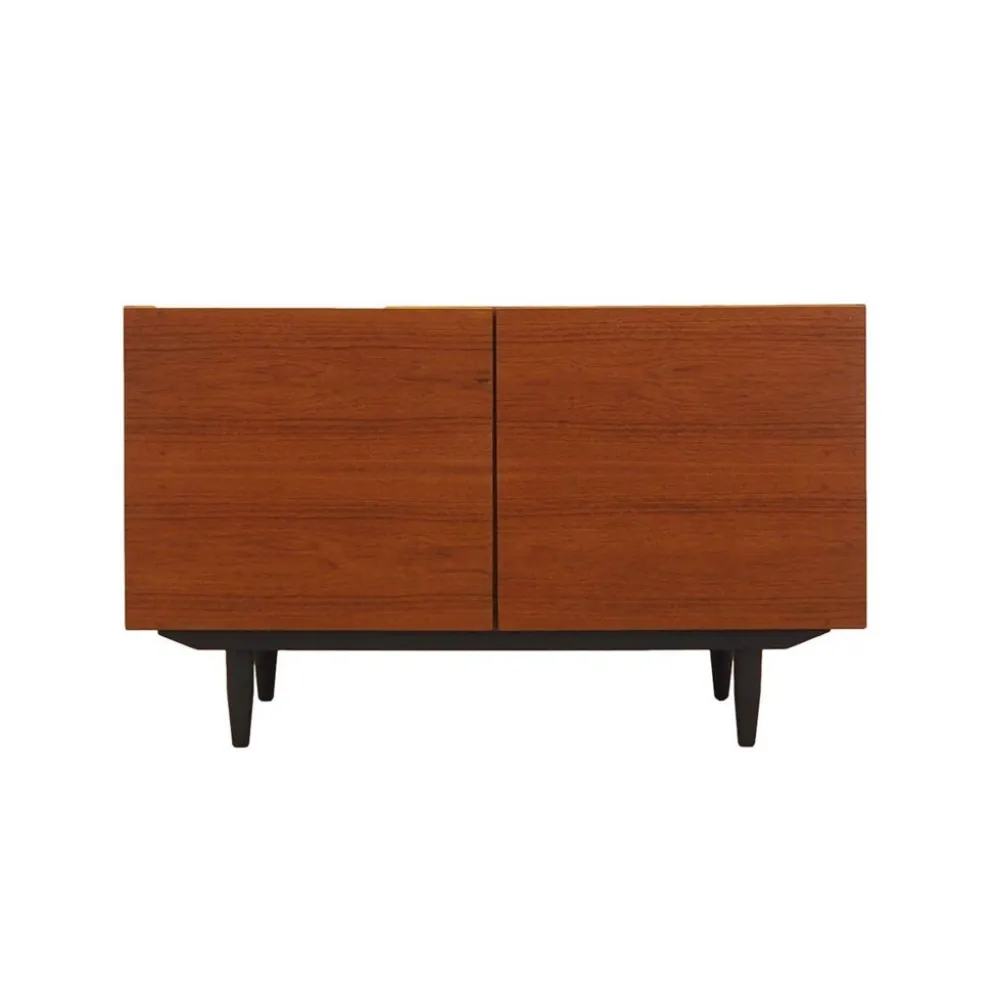 Cabinet en teck danois avec étagères réglables, années 1960