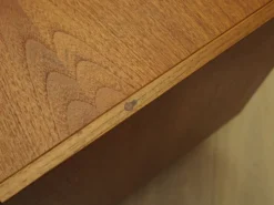 Cabinet en teck danois avec étagères réglables, années 1960