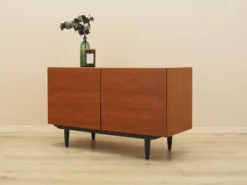 Cabinet en teck danois avec étagères réglables, années 1960