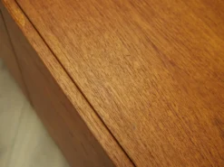 Cabinet en teck danois avec étagères réglables, années 1960