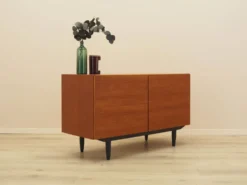 Cabinet en teck danois avec étagères réglables, années 1960