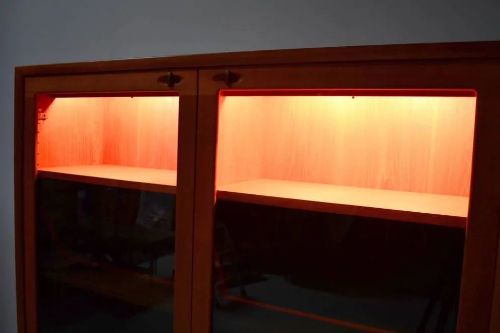 Cabinet en teck danois. H.W Klein. Années 1960.