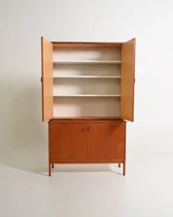 Cabinet en teck scandinave, années 1960