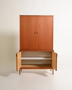 Cabinet en teck scandinave, années 1960