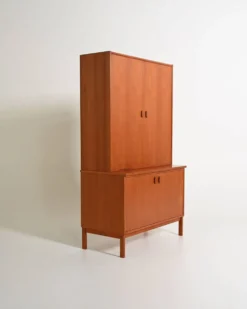 Cabinet en teck scandinave, années 1960
