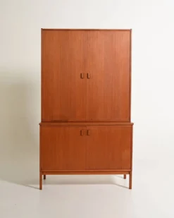 Cabinet en teck scandinave, années 1960