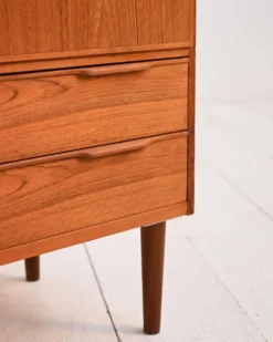 Cabinet en teck scandinave des années 1950/60.