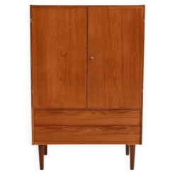Cabinet en teck scandinave des années 1950/60.