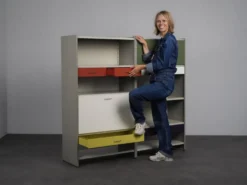 Cabinet Gispen 5600 par A.R. Cordemeyer, Pays-Bas, années 1950.