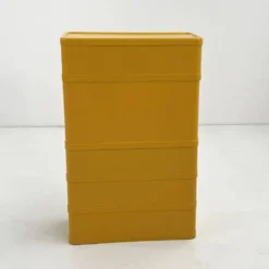 Cabinet jaune modèle “4964” par Olaf Von Bohr pour Kartell, 1970