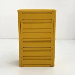 Cabinet jaune modèle “4964” par Olaf Von Bohr pour Kartell, 1970