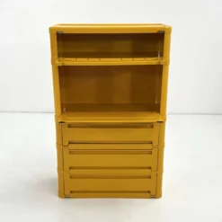 Cabinet jaune modèle “4964” par Olaf Von Bohr pour Kartell, 1970