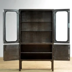 Cabinet médical vintage poli, années 1970