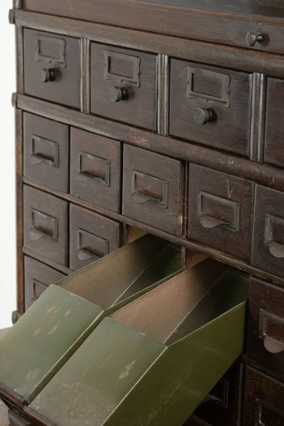 Cabinet notarial/de bureau/de pharmacie modulaire Globe Wernicke d'origine du 19ème siècle