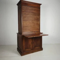 Cabinet notarial en chêne néerlandais des années 1930 / Cabinet d'archive