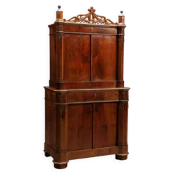 Cabinet piémontais ancien en bois, Italie, XIXe siècle