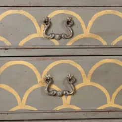 Cabinet, secrétaire à abattant ancien, style néoclassique en noyer, XXe siècle