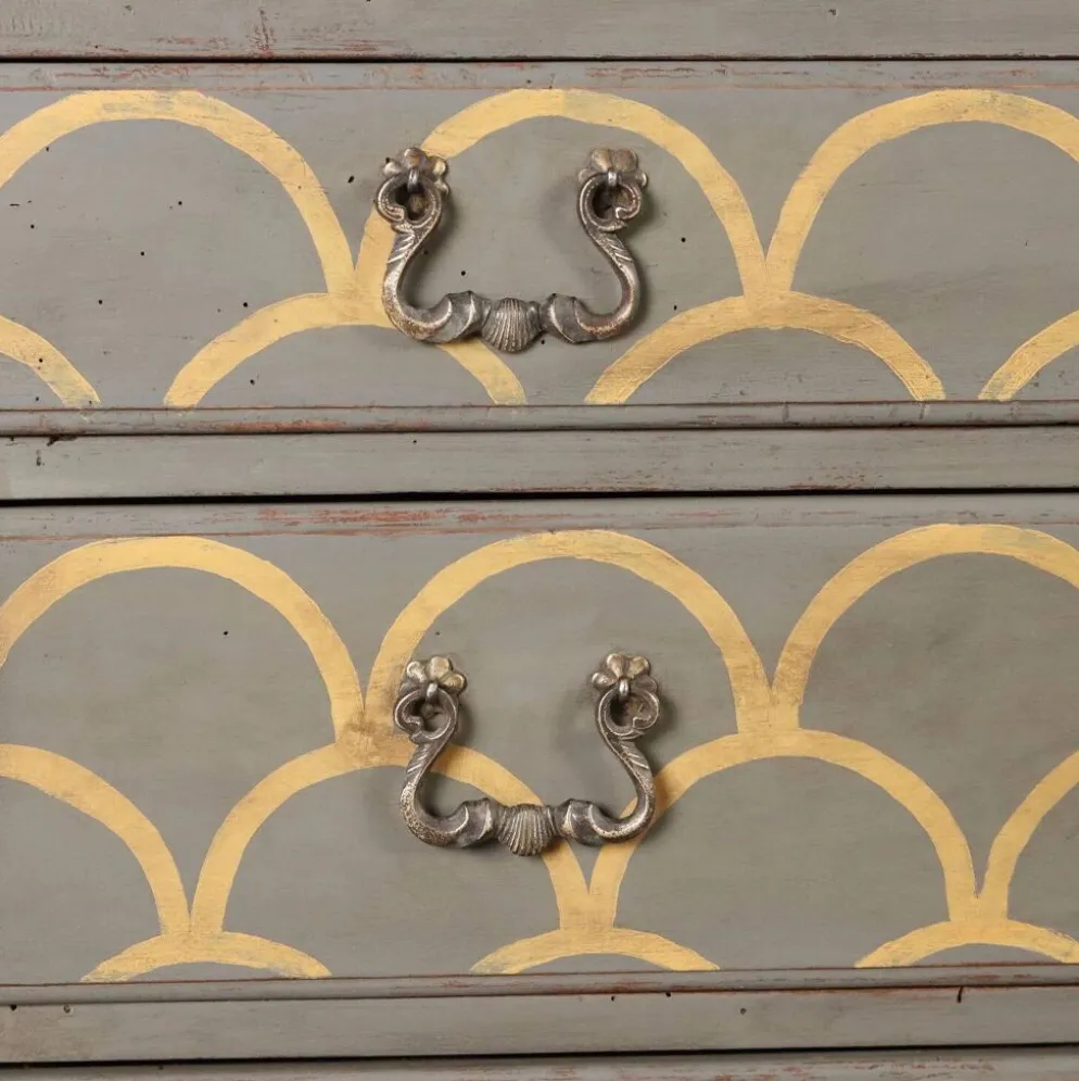 Cabinet, secrétaire à abattant ancien, style néoclassique en noyer, XXe siècle
